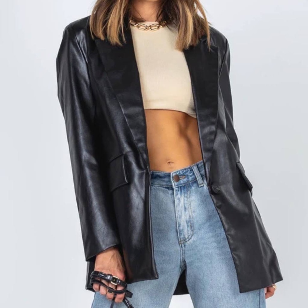 Princess Polly Jocelyn Jacket in Black